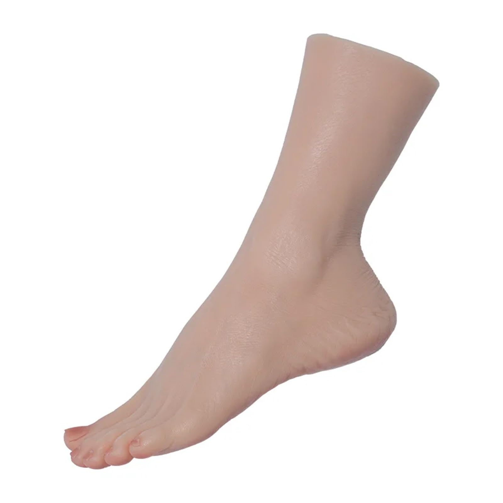 Realistyczne stopy kobiecego manekina Silikonowy model stopy żeński manekin do ćwiczeń paznokci butów skarpetek ekspozytor biżuterii TG3400(Toes No Bone,One pair)