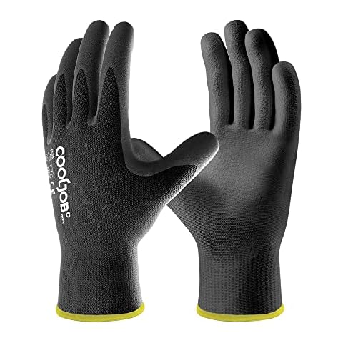 COOLJOB Pack of 12 PU Coated Gloves Cover
