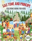 Sao tome and Principe coloring book for kids with facts