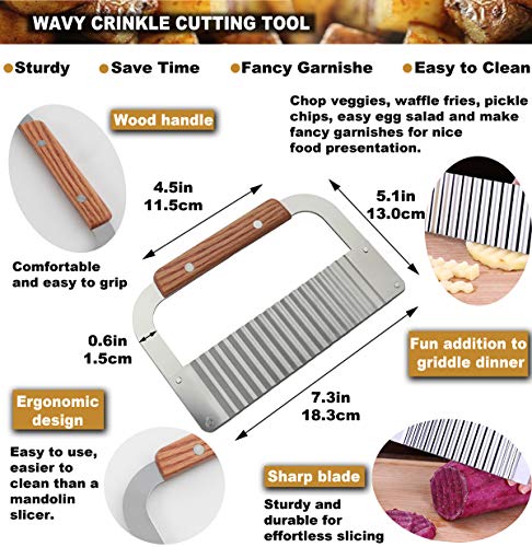 Romanticist XINGTAI-A07-B01-1 8Pc Professional Griddle Accessories Kit - Heavy Duty Stainless Steel Grill Spatula Set thumb #4