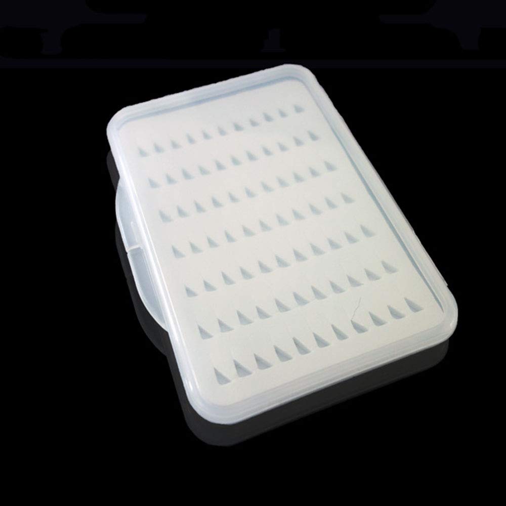 Cajas de pesca de espuma delgada de gran capacidad, con tapa transparente, cajas de pesca para competición, anzuelos de pesca