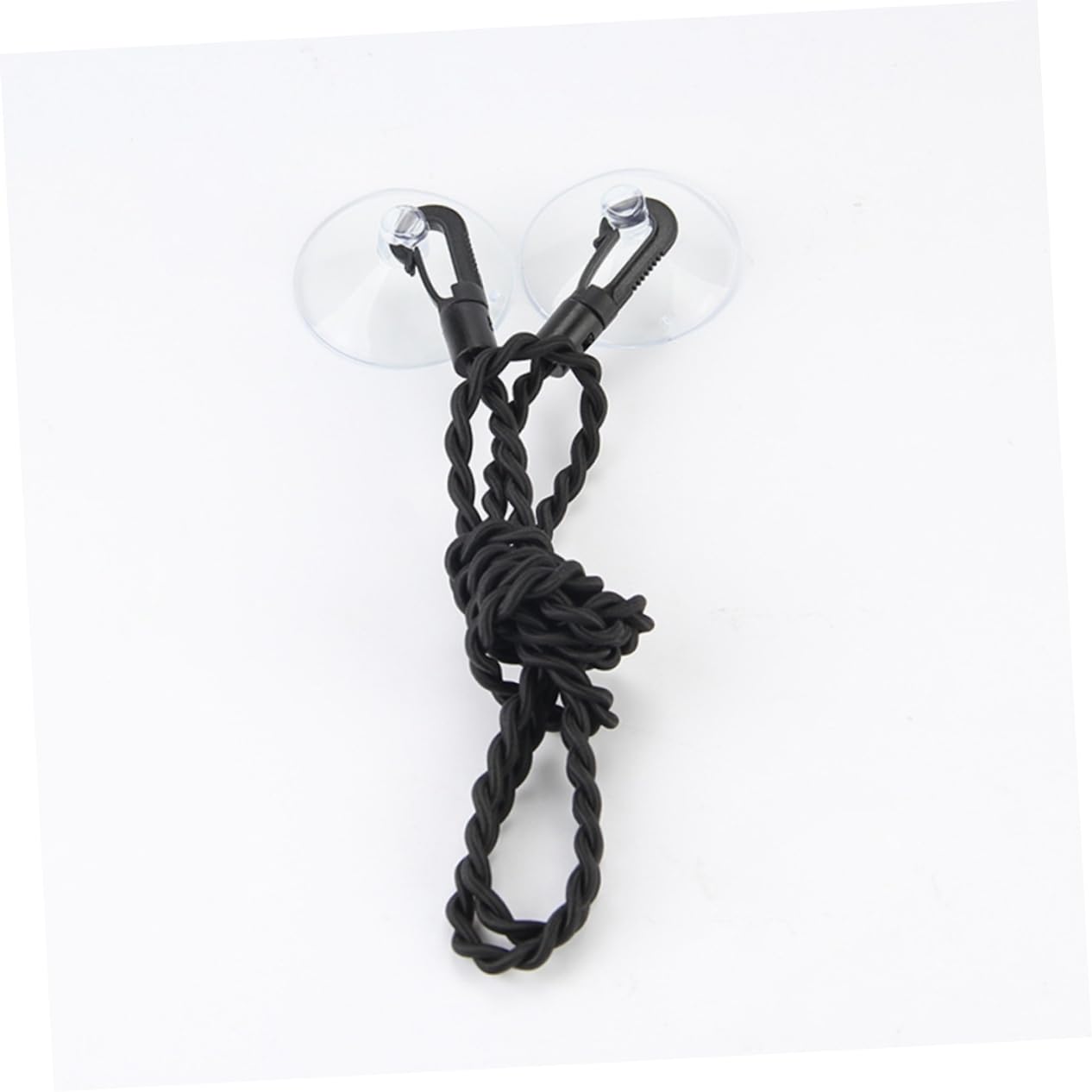 KOMBIUDA Portable Elastic Clothesline with Suction Cups Slip Design for Outdoor Indoor Use for Easy Drying for Travel Camping String