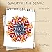 RYVE Mandala Coloring Book for Adults - 50 Unique Mandalas for Relaxation & Stress Relief - Adult Coloring Book Spiral Bound for Women and Men, Mindfulness Gifts for Women