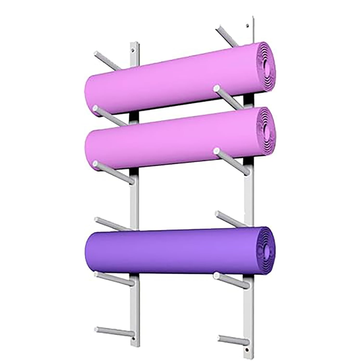 Soporte para esterillas de yoga de 6 niveles para organizar tu gimnasio en casa