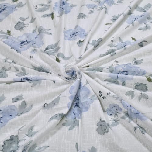 Image of Huesland by Ahmedabad Cotton 144 TC Cotton Elastic Fitted Bedsheet King Size with 2 Pillow Covers | 72 x 78 inches