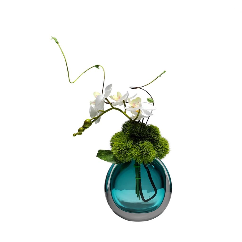 Plante verte artificielle haut de gamme en vase souple pour une décoration sans entretien