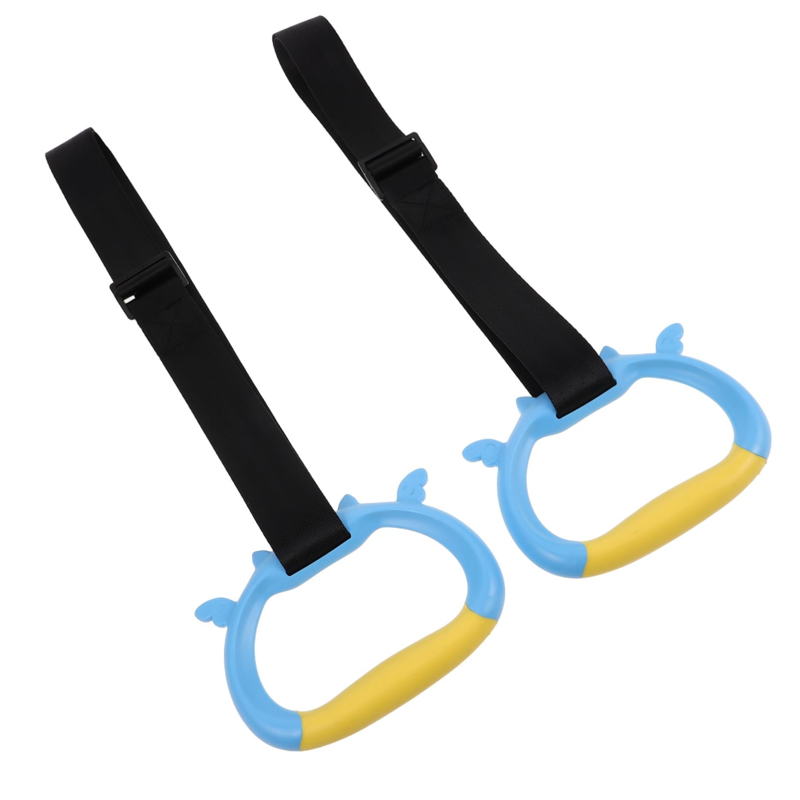 KICHOUSE Home Gymnastics Equipment Kids Pull up Bar Exercise Rings Straps Gymnastic Grips Indoor Fitness Toy for Children