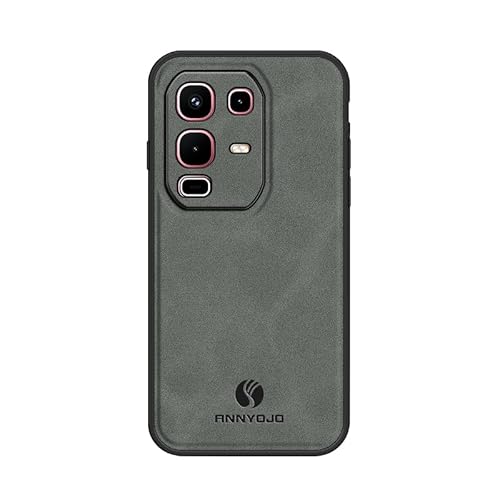 linsuyu Case Compatible with Infinix Note 50s, Compatible with Infinix Note 50s Matte Leather Phone Case Gray.