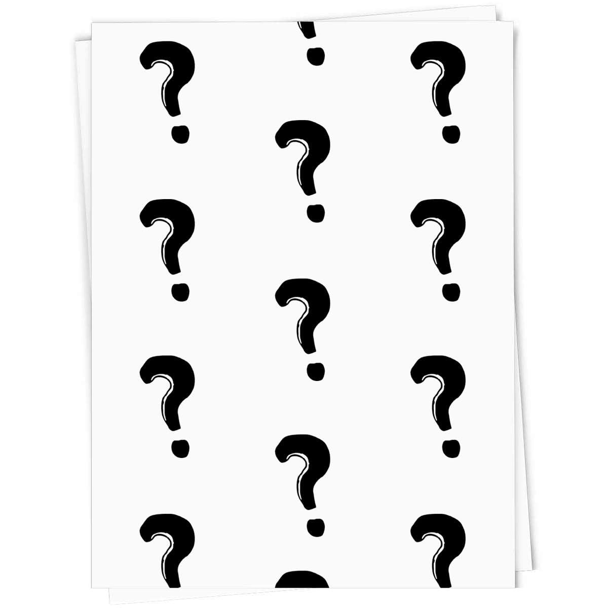 Azeeda A1 'Question Mark' Gift Wrap/Wrapping Paper Sheet (GI00055829)