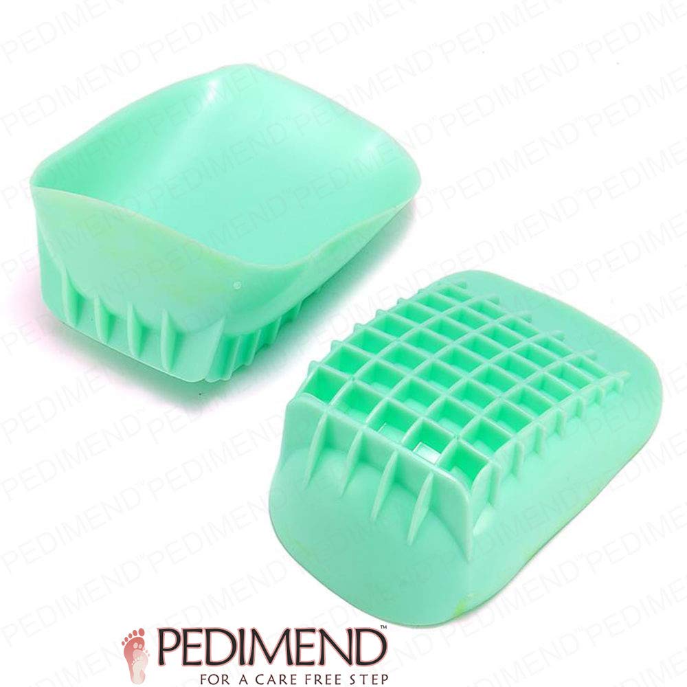 PEDIMEND heel cup perfect for plantar fasciitis (5pair) - evenly distribute the pressure relieve fatigue - reduced foot strain relief - heel spurs, heels bursitis, plantar fasciitis, Foot Care