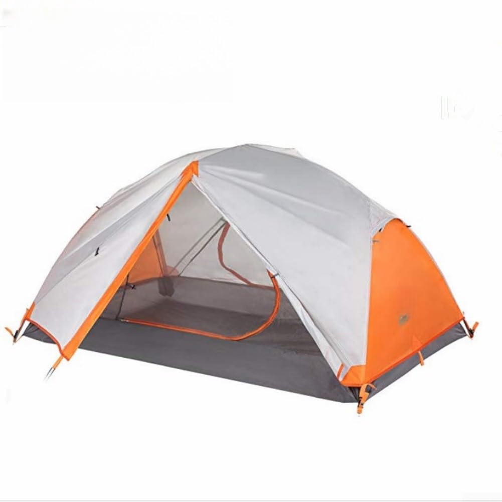 Honseadek Tenda da campeggio leggera per 2-3 persone, impermeabile, antivento, con installazione rapida, tenda da campeggio per tutte le stagioni con pali in alluminio