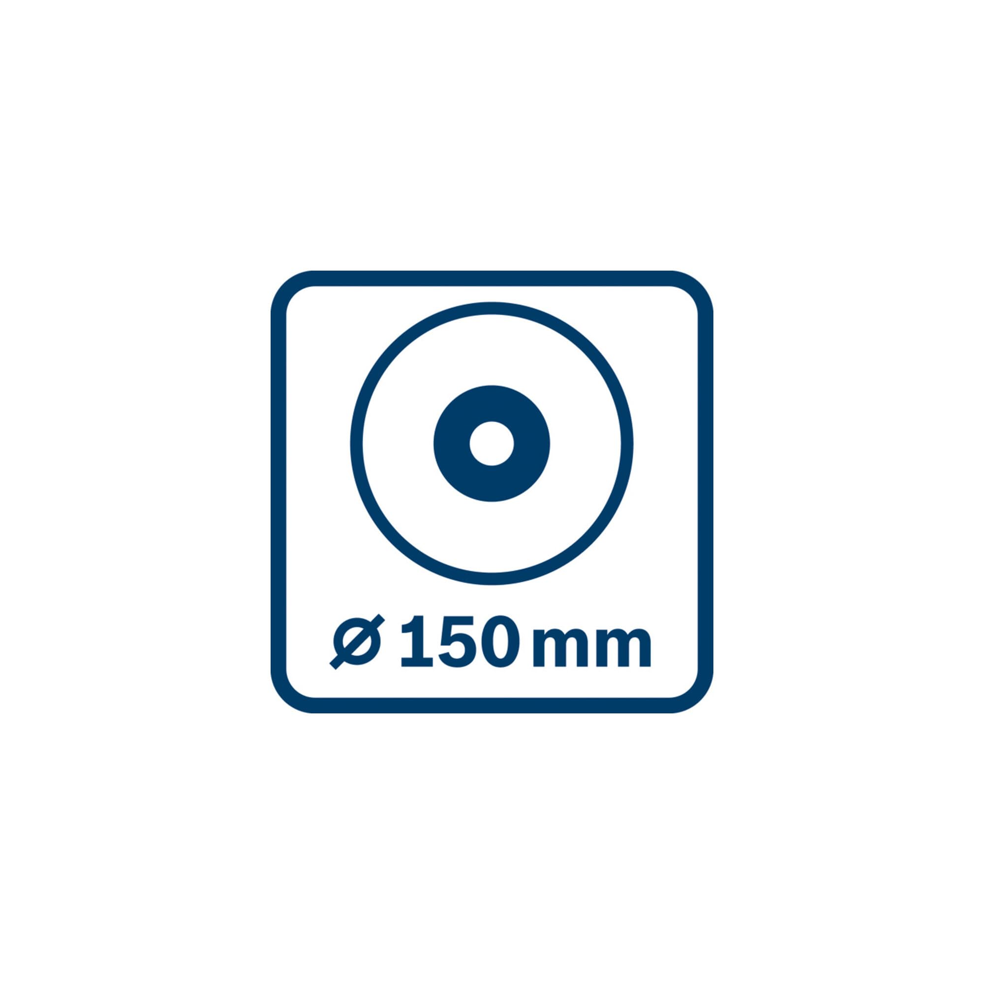 Bosch Professional Exzenterschleifer GET 75-150 (Leistung 750 W, Schleifteller-Ø: 150mm, L-BOXX)