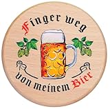 ECHTHOLZ: Der Deckel ist aus massiven Buchenholz mit natürlicher Maserung