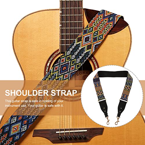 Generic 2Pcs Sangle Banjo Métal Broderie Basse Crochet Cm Jacquard Stuffer Cou Goodie Ethnique Guitare Acoustique Fourre… - Les Beatles, Paul McCartney, John Lennon, RIngo Starr, George Harrison Generic 2Pcs Sangle Banjo Métal Broderie Basse Crochet Cm Jacquard Stuffer Cou Goodie Ethnique Guitare Acoustique Fourre… – Image 3