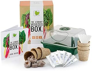 Sow Your Own - Grow Your Own Vegetable Seeds Kit - Gardening Gifts for Women and Men - Bonus Mini-Greenhouse Included - Gifts for Dads - Grow Your Own Kits - 6 Varieties and Over 150 Seeds