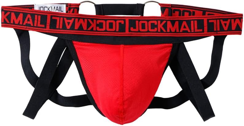 JOCKMAIL Mesh Breathable Jockstrap Athletic Supporters for Men Jock Strap Male Underwear - Image 4