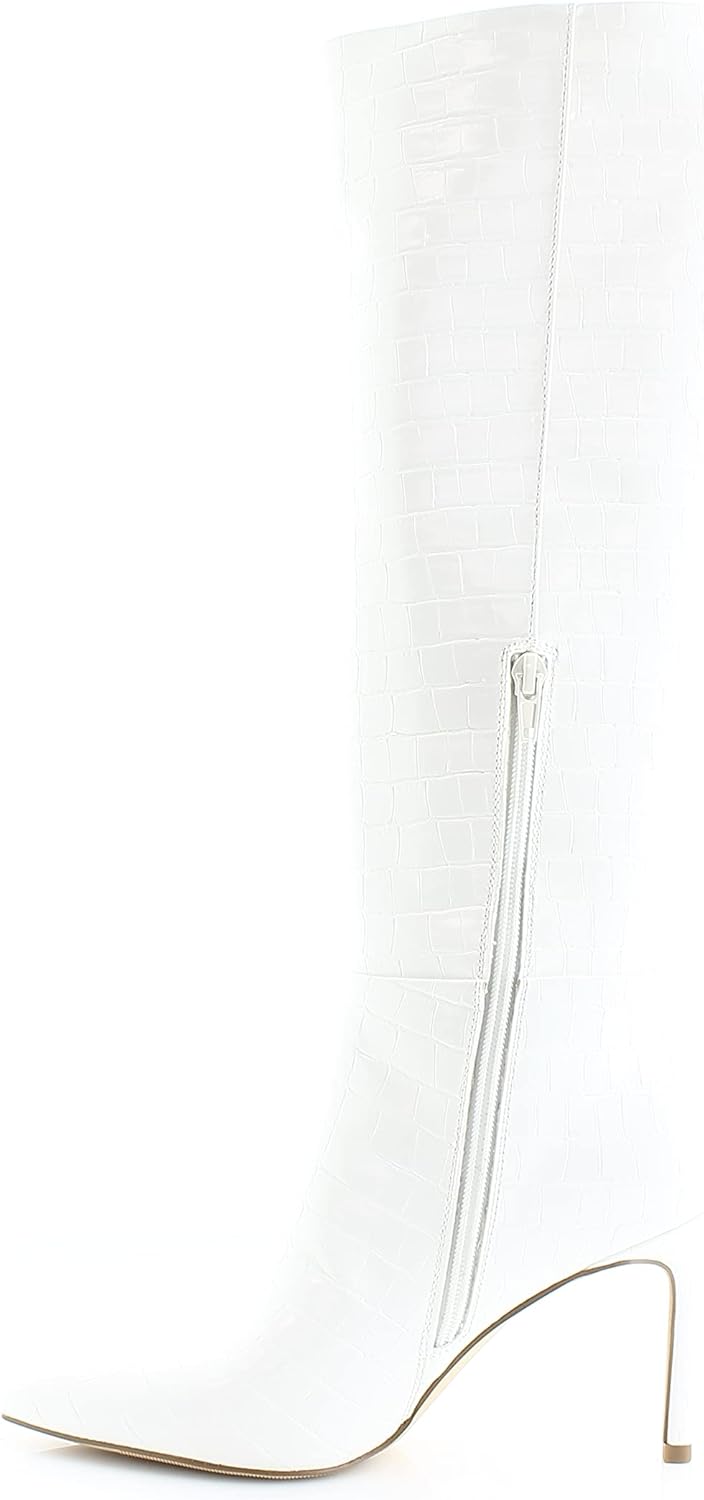 Madden Girl Women's Chantelle Fashion Boot, White Croco, 6.5
