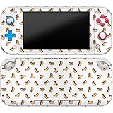 Cavka Vinyl Decal Skin Compatible with Console Switch Lite (2019) Stickers with Design Hot Dog Pattern Food Cover Fancy Print Faceplate Trendy Durable Protector Full Set Cute Wrap Street Protection