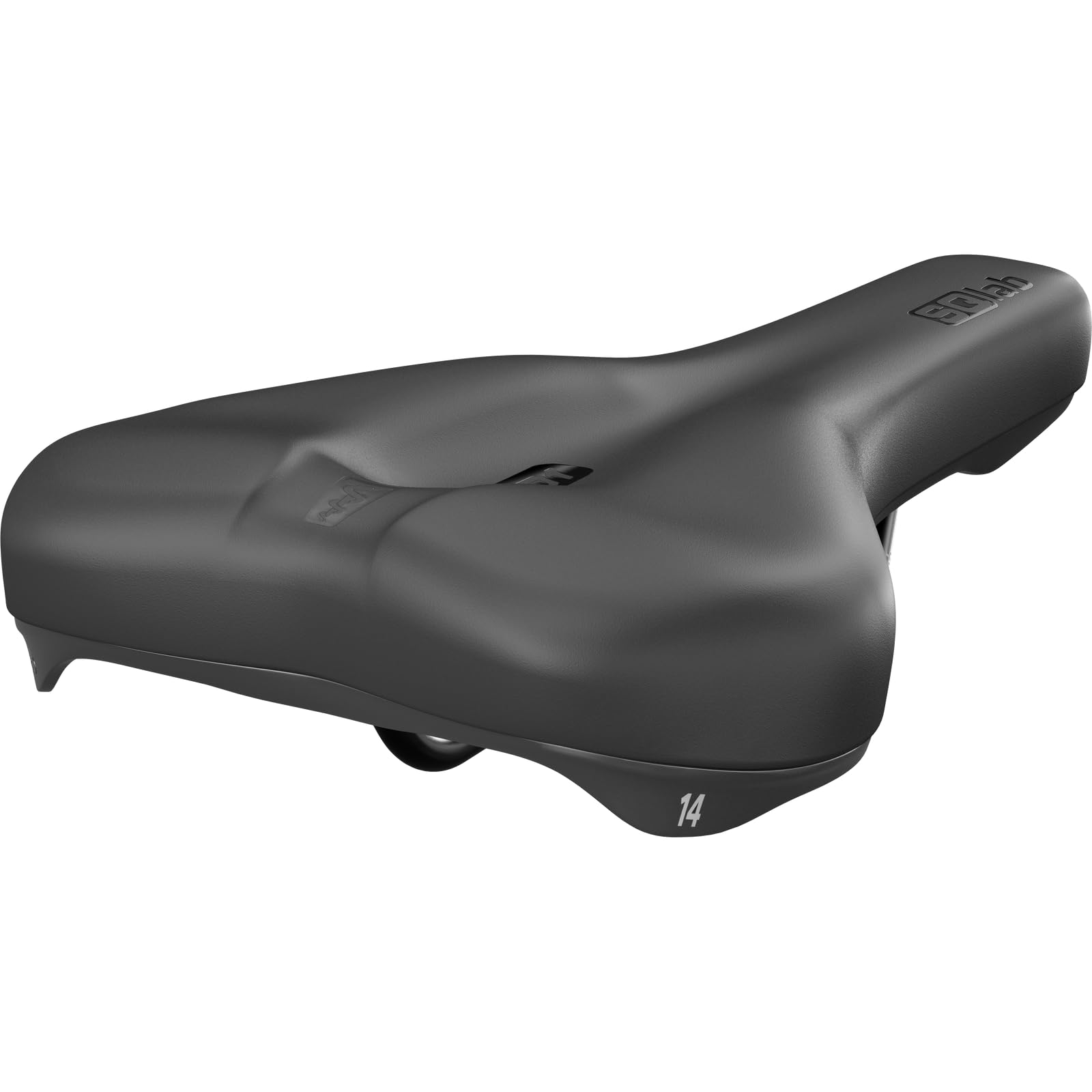 SQlab City Sattel 601 Ergolux 2.0, Trekking & City Fahrrad Sattel, Fahrrad Sattel in schwarz, 14 cm - 17 cm