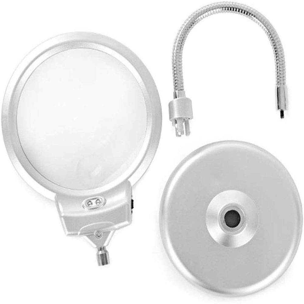 Lampa z lupą na biurko, oświetlony blat Lampa z lupą na biurko Lampa LED z lupą do sypialni Salon Biuro Czytanie Klasa Nauka piękna sceneria Chaser of Light