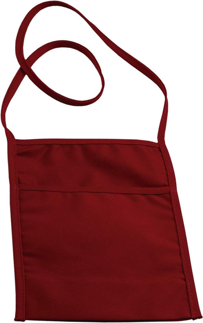 Tasca Portabicchiere in TNT. Bicchiere non incluso. Bianco - Blu Navy - Blu Royal - Nero - Bordeaux (50pz) (Bordeaux)