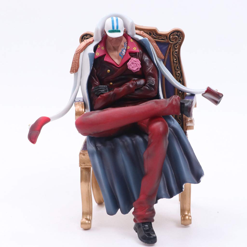 One Piece Toy Statue Toy Model Anime Model Navy Three Majors Red Dog Crafts Series 16CM Ztoyby