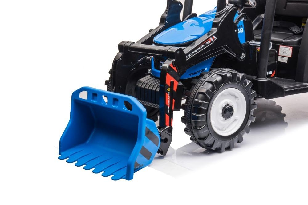 Trattore a batteria da 24 V per bambini, con Hercules Blue 24 V, controllo RC, da 1 a 7 anni