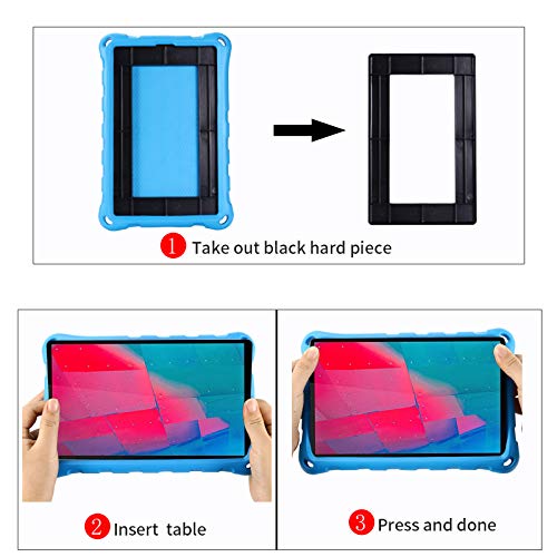 Ninos-Funda-para-Lenovo-Tab-M10-FHD-Plus-103-Pulgadas-Kavon-Antideslizante-a-Prueba-de-Golpes-con-Correa-El-Hombro-Tableta-Funda-para-TB-X606FTB-X606X-Azul