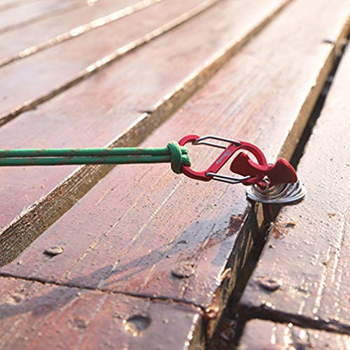 CLISPEED 4 Pcs Estacas de Liga de AlumÃ­nio Estacas de Lona de Osso de Peixe Pegs Estacas de Acampam