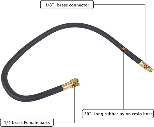 Miniatura 4 de Kit de probador de presión de aceite, medidor de presión de aceite profesional, kit de prueba de diagnóstico del motor con adaptadores de manguera y