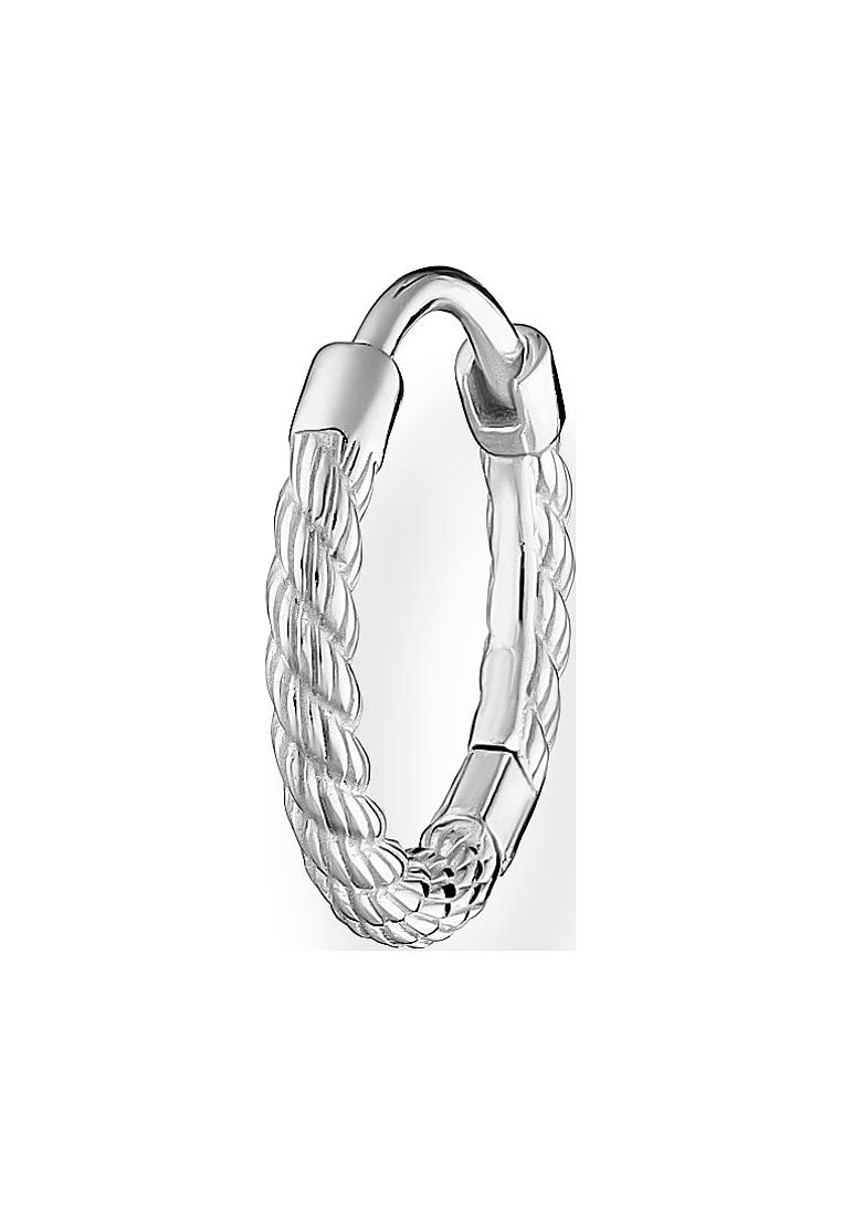 Thomas SaboSingle Creole Rope 925 Sterling Silver CR694
