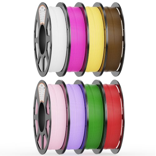 Image of YOOPAI PLA Filament 1.75mm, 250g PLA+ & Matte Bundle, 8 Rolls