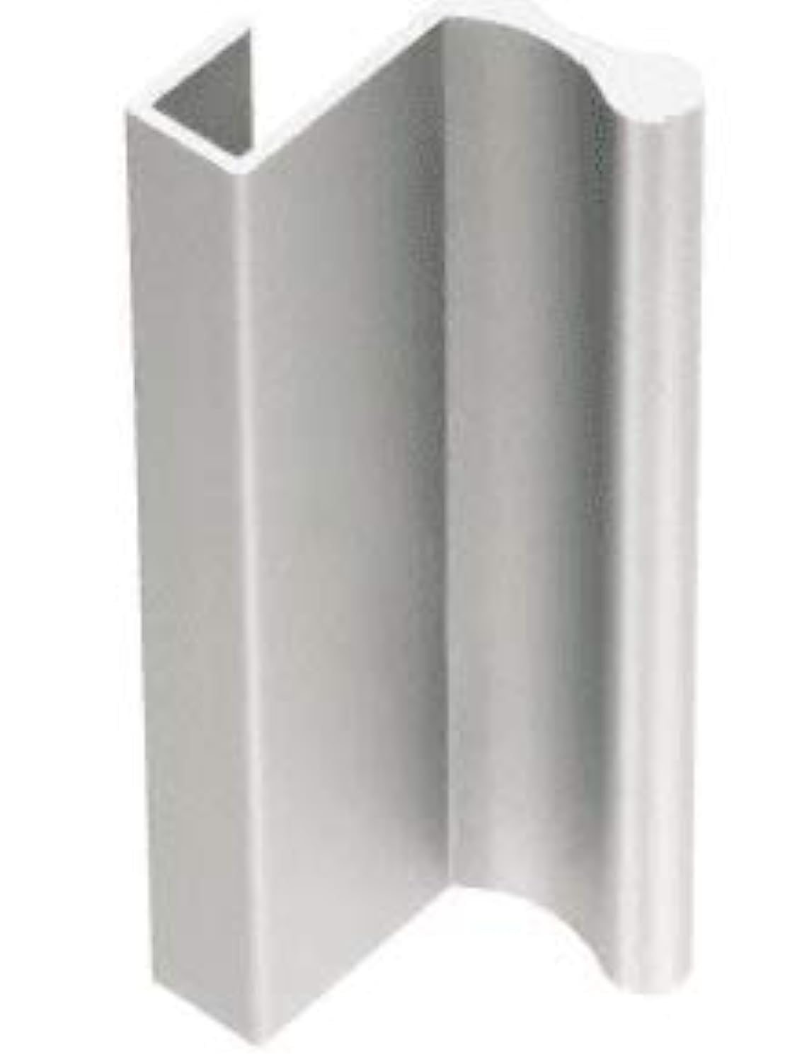 Profilé de tirage en aluminium anodisé satiné CRL D646A pour porte en verre