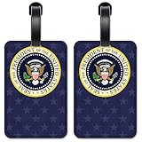 United States Logo - Luggage ID Tags - Suitcase Identification Cards - Set of 2