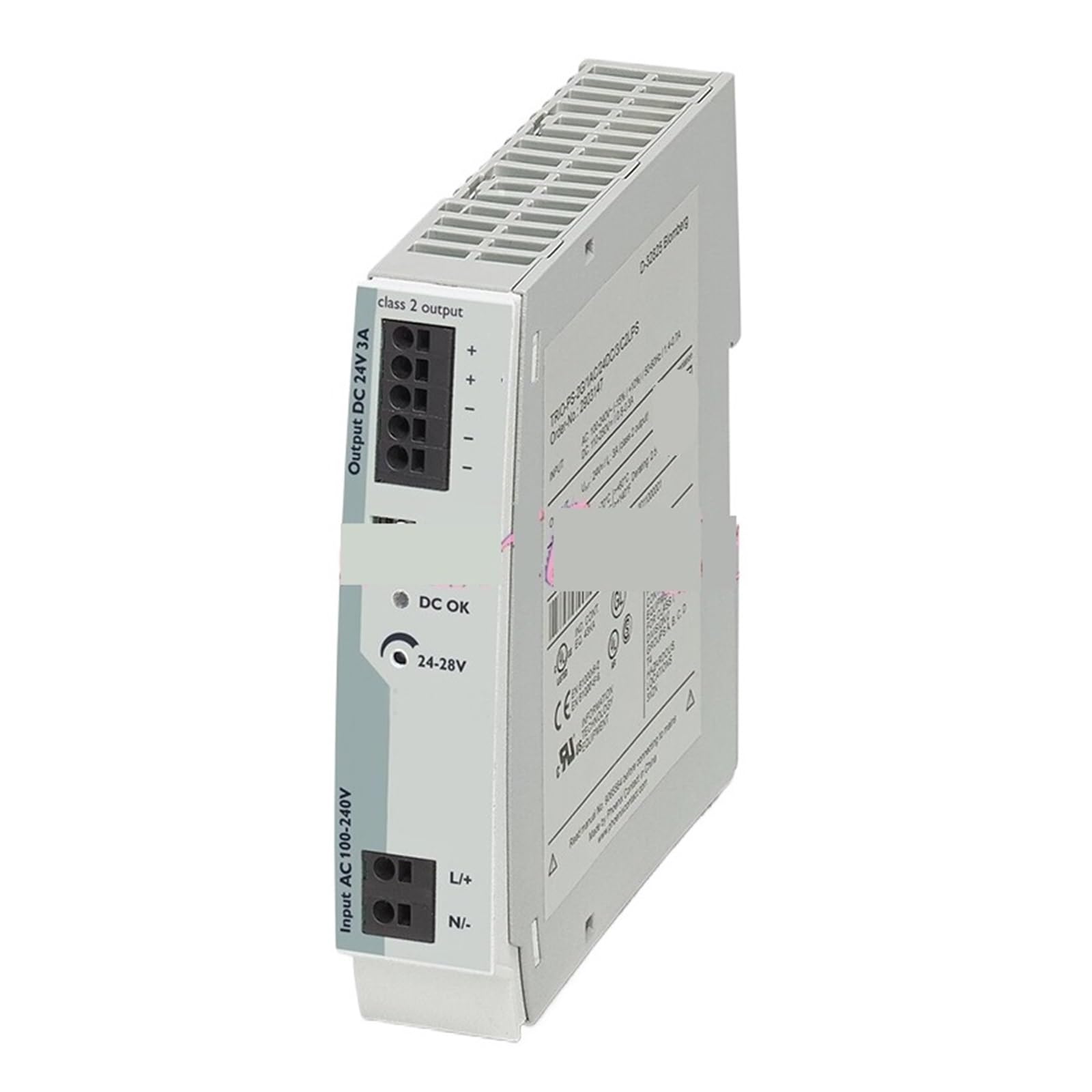 CXDFRSER 2903147 TRIO-PS-2G/1AC/24DC/3/C2LPS-2903147 POWER Supply 24V DC/3 A C2LPS