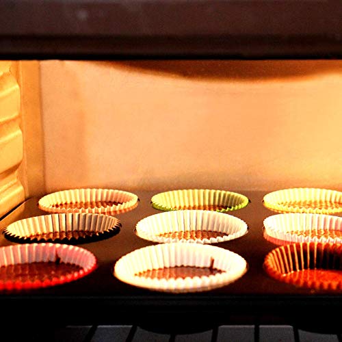 Eoonfirst Standard Size Baking Cups 200 Pcs (Klein Blue) #TOP4