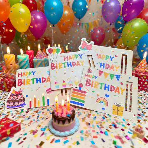 Birthday Money Holder for Cash Gift Ideas,5x4 Inch Reusable Gift Idea for Memorable Unique Birthday Presents4