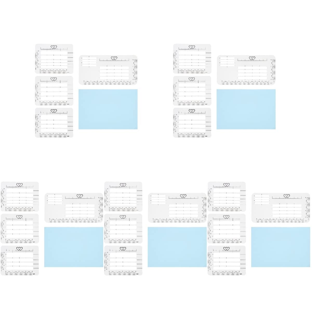 Pochoirs de lettrage et adressage NUOBESTY pour enveloppes et invitations (20 pièces)