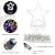 PUHONG Christmas Decoration Outdoor Star String Lights,16.4Ft Christmas Tree Toppers Lights 320 LED 8 Memory Modes with 14" Lighted Star for Halloween Christmas New Year Holiday Birthday