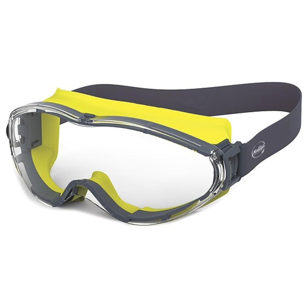 MOLLIFII Safety Goggles, Clear Anti-Fog, Anti-Scratch Lens, Mfr: 12-10001-02-A