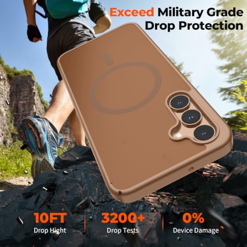 Image of SUPFINE Magnetic for Samsung Galaxy A17 / A16 5G Phone Case - Brown