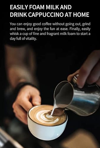 Miniatura 4 de Espumador de leche eléctrico de mano batidor de espuma a pilas para café capuchino chocolate caliente mini mezclador de bebidas y más