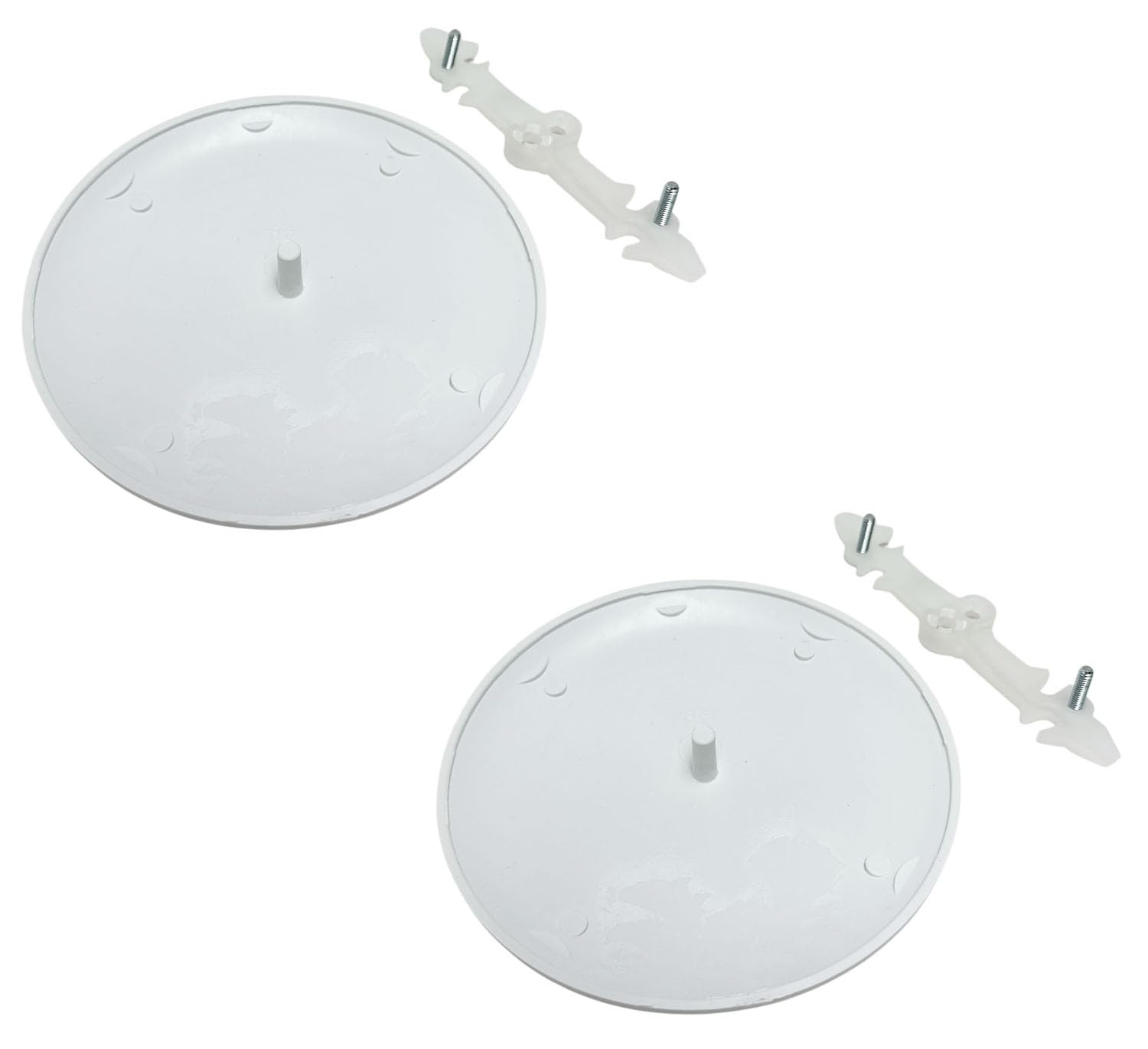 iMBAPrice CP3540-2 Ceiling Box Cover Plate, 2 Pack, 3-1/2" & 4"