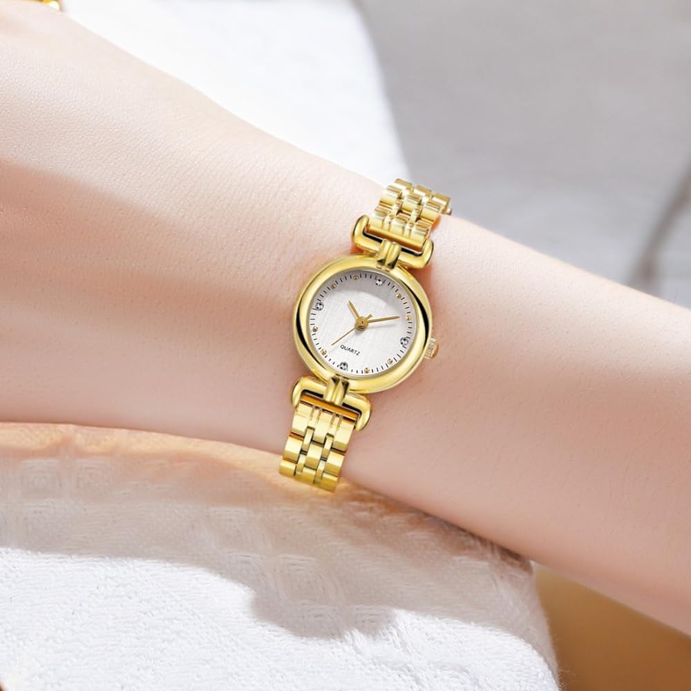 findtime Gold Watches for Women Ladies Watches Gold Watch Womens Watch Dainty Gold Watch Bracelet Watch Fashion Watches for Women - Image 3