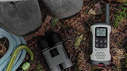 Motorola Solutions, Portable FRS, T200, Talkabout, Two-Way Radios, Rechargeable, 22 Channel, 20 Mile, Dark Gray, 2 Pack image 4