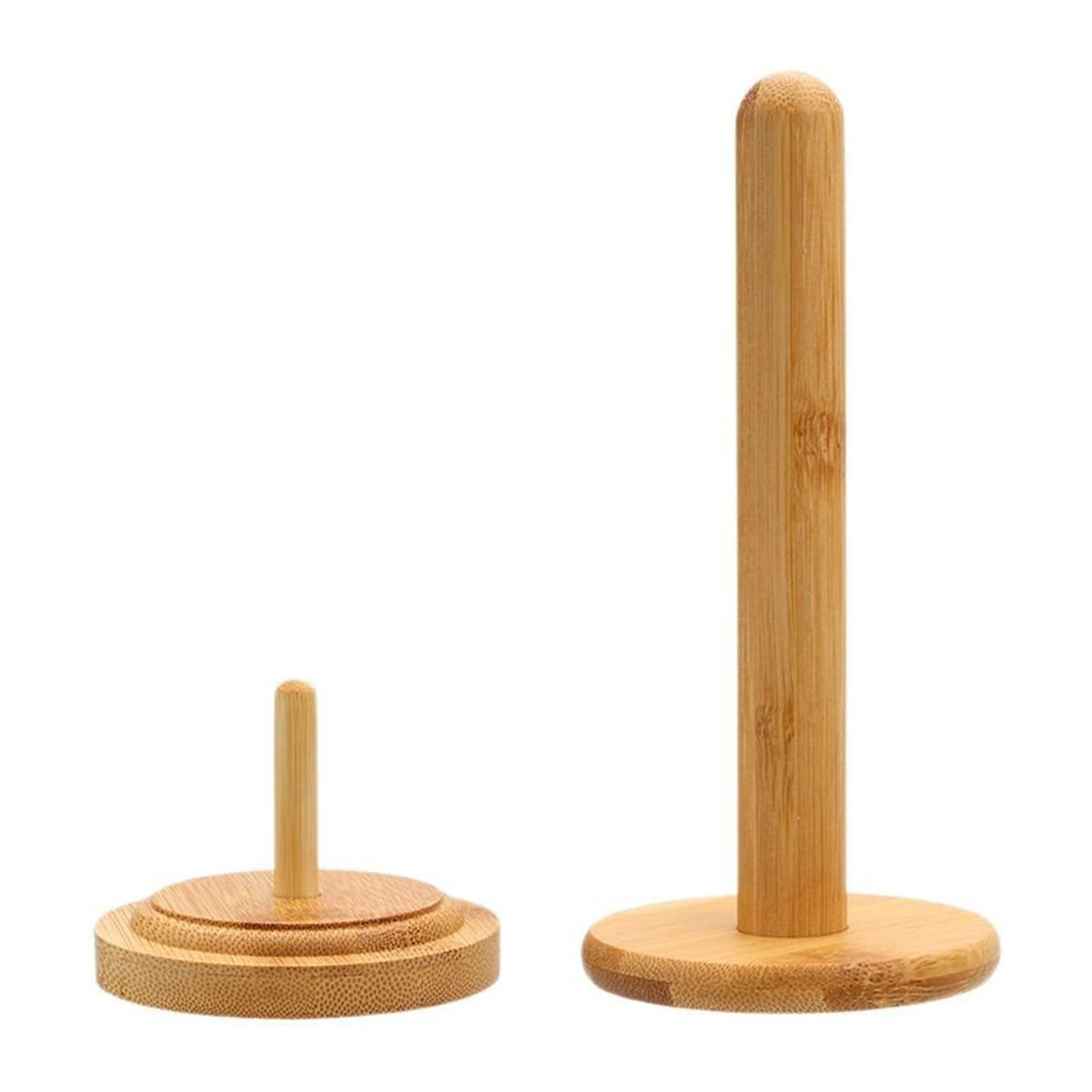 Kalttoy Rotating Wood Yarn Holder Wood Yarn Spool Stand Desktop Dispenser for Adult Beginner Knitting and Crochet Project Removable Holder