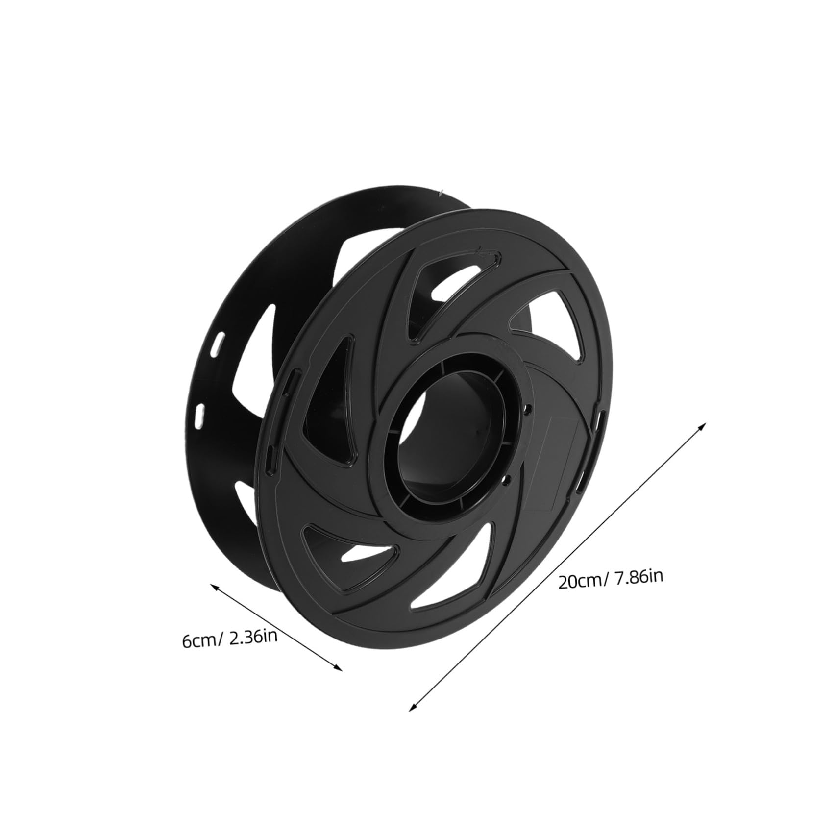 Alipis Carretes de Almacenamiento de Filamento 3D, 6 Piezas de Plástico Reutilizable Diseño Ligero y Desmontable, Soporte Adecuado para Filamentos Pla ABS Petg en Impresoras 3D