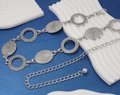 Metal Chain Waist Belt for Women Cowgirl Boho Waist Chain Belt for Dresses2