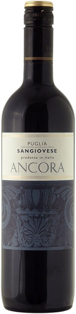 Ancora Rosso, Sangiovese, IGT Puglia, Italy, Adria vini, red wine (case of 6)
