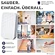 Milepex® Schmutzradierer [10x] – Premium Schwamm für Wand, Boden, Sneaker & Auto | Zauberschwamm & Magic Eraser für Haushalt, Bad & Küche | Extra stark & langlebig | Nur mit Wasser